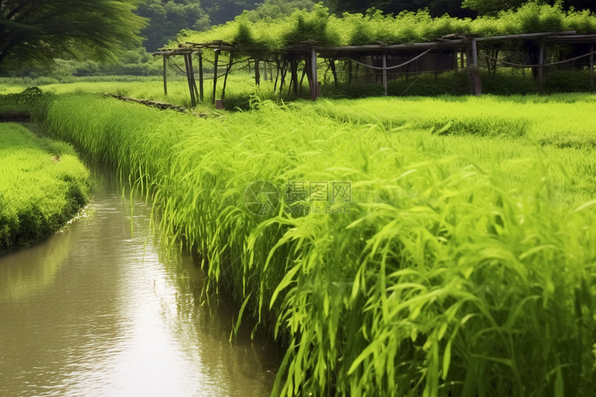 农村的农业水稻图片