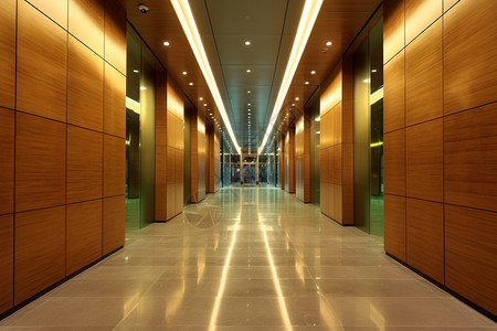 企业大楼走廊图片