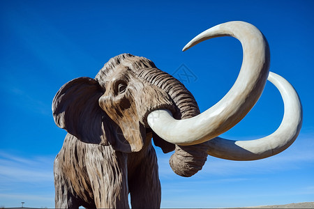 石雕大象长鼻象的雕塑背景
