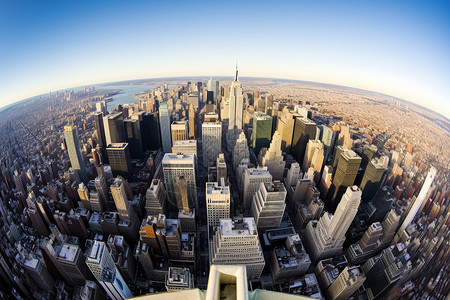 俯瞰的城市背景图片