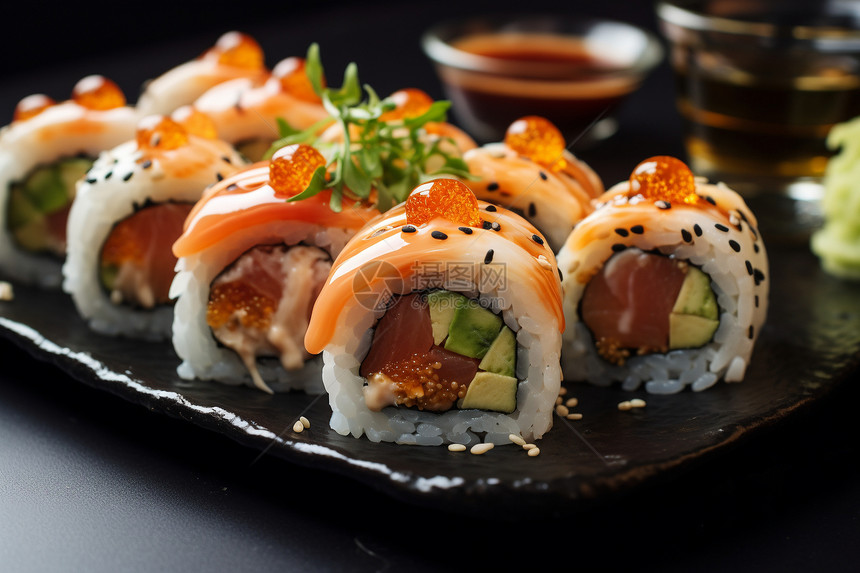 营养丰富的寿司图片