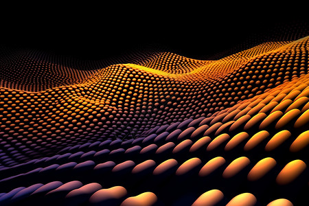 3D抽象空间粒子网格背景背景图片