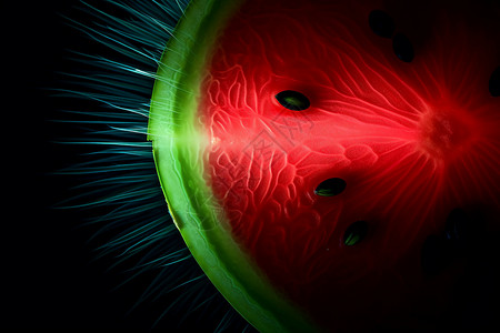 成熟水果创意西瓜背景设计图片