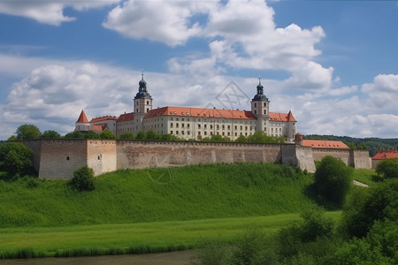 壮观的欧式城堡图片