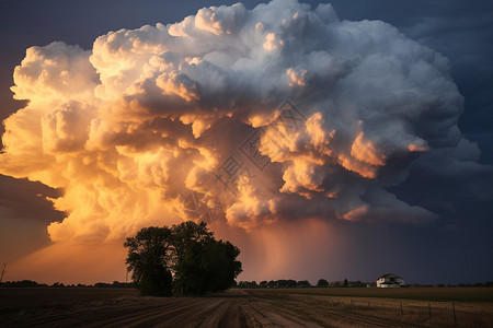壮观的风暴云图片