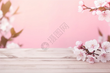 唯美的樱花背景背景图片