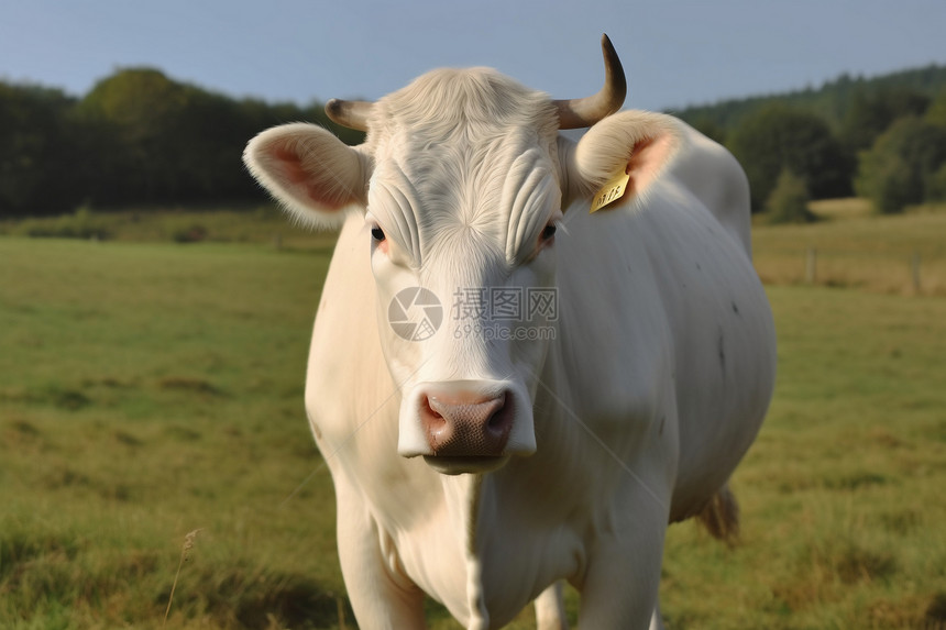 草原上的母牛图片