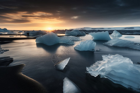 冰岛的壮观景象图片
