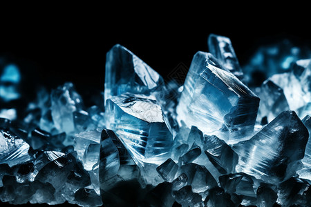 天然矿物质晶莹剔透的矿石设计图片
