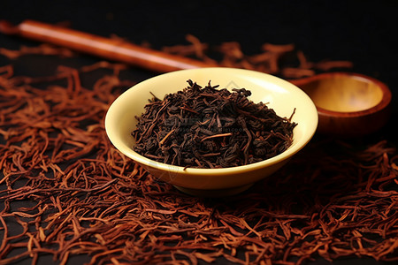 红茶文化背景图片