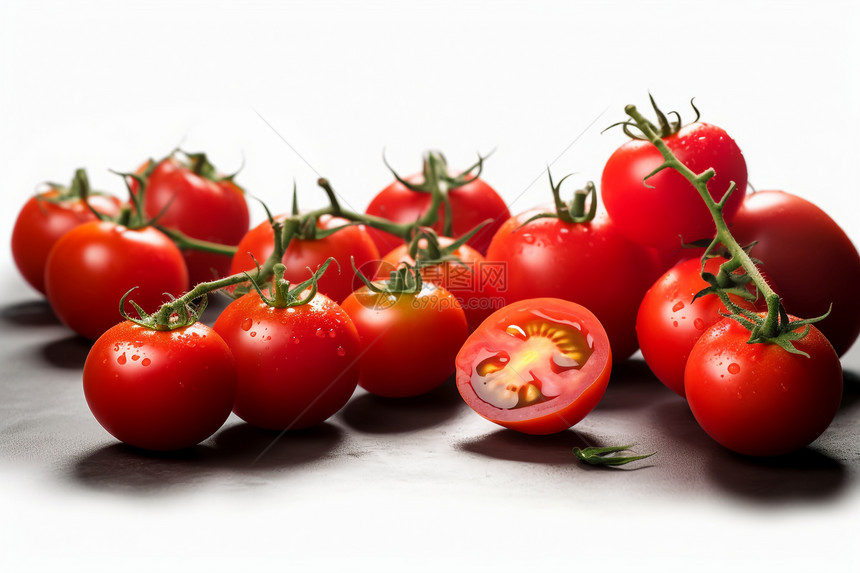 健康美味的番茄图片