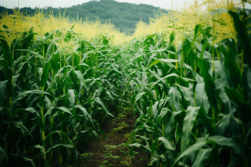 田地里的农业玉米图片