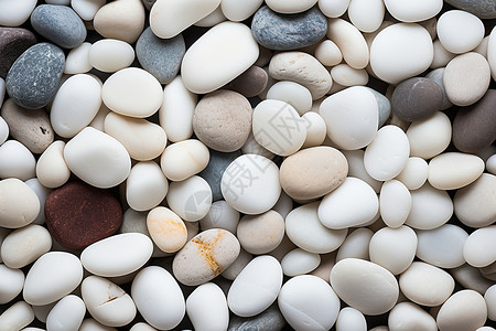 多种形状的鹅卵石背景图片