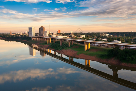 巴拉圭大桥图图片