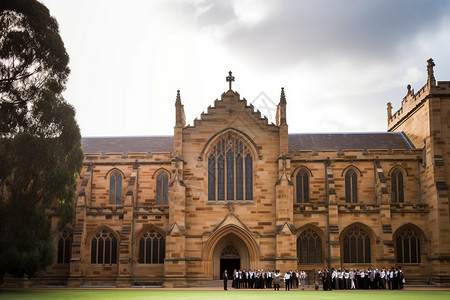 悉尼大学的校园风光图片