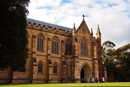 在澳大利亚的悉尼大学高清图片
