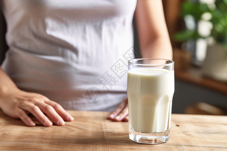 新鲜的乳制品饮料背景图片