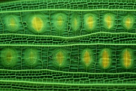 显微生物植物显微观察设计图片