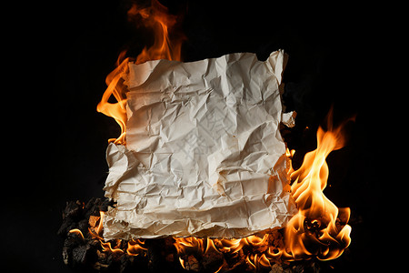 火焰中的羊皮纸图片