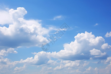 白色的云朵图片