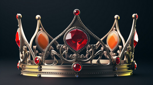 红宝石皇冠背景图片