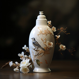新中式的古董花瓶图片