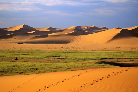 内蒙古沙漠图片