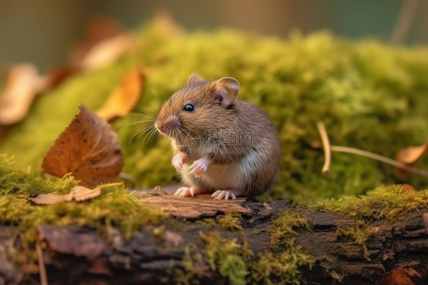可爱野生动物老鼠图片