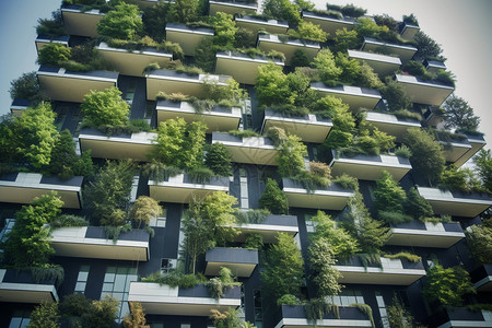 生态垂直绿化建筑图片