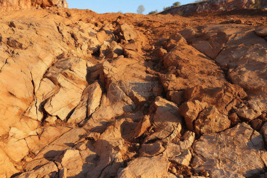 火星表面的岩石图片