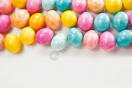 复活节的装饰蛋背景图片
