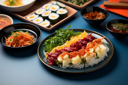 新鲜寿司套餐图片
