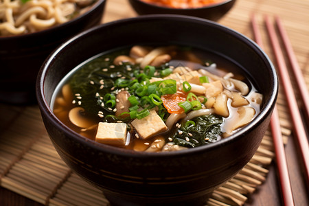 豆腐芝麻美味的面食背景