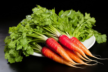 胡萝卜蔬菜背景图片