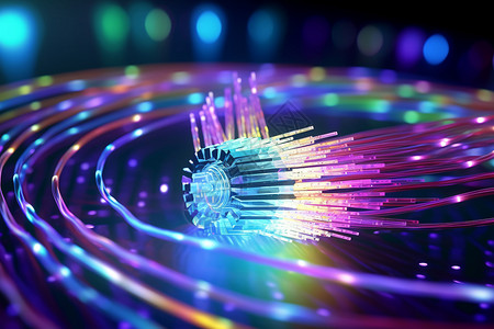 血橙布线创新的光纤电缆设计图片