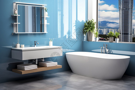 浴室公寓城市公寓中卫生间设计图片