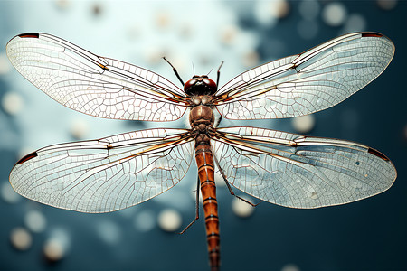 蜻蜓的翅膀纹理背景图片