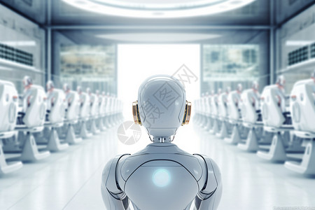 创新科技的智能机器人助手背景图片