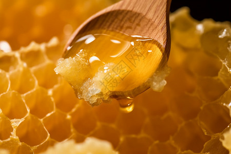 新鲜的有机蜂王浆高清图片