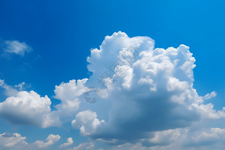 蓝天白云景观背景图片