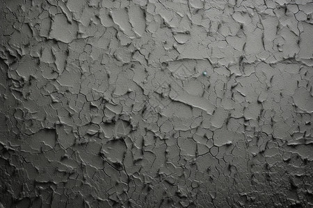 裂开粗糙的灰色墙面背景图片