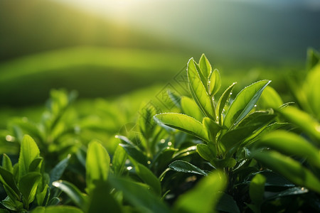 茶叶生产农业生产茶叶背景