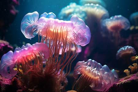 神奇梦幻海洋生物高清图片
