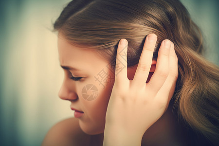 耳朵疼痛噪音对耳朵的伤害背景
