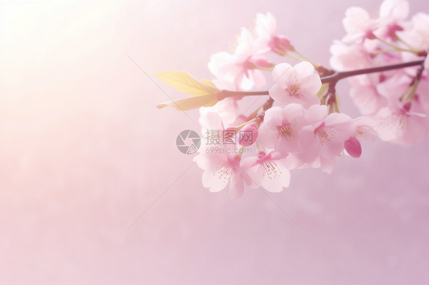 盛开的美丽樱花图片