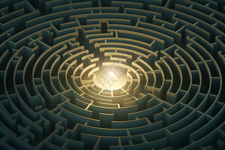 圆形迷宫圆形建筑迷宫概念图设计图片