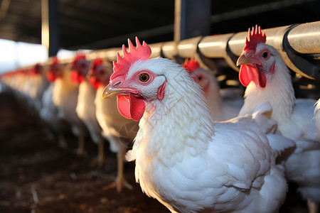 农场里喂养的家禽图片