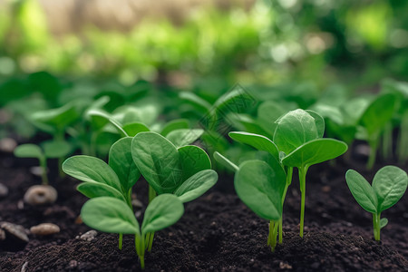 盆栽里培养的植物图片