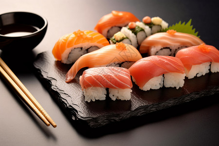 寿司美味生米高清图片