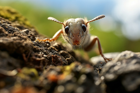 微距下的蚂蚁图片